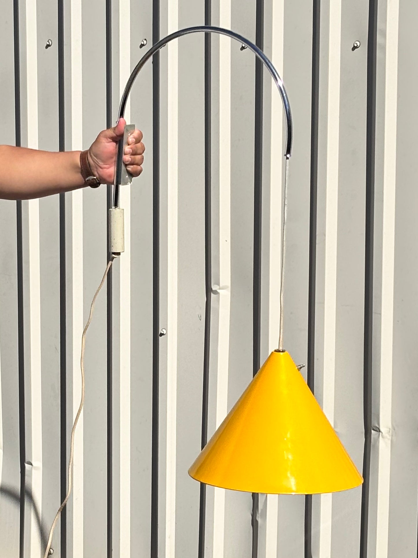 Space Age Wall Hanging Adjustable Lamp