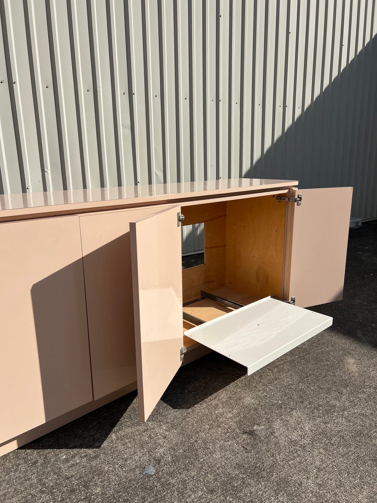 Vintage Blush Pink Console