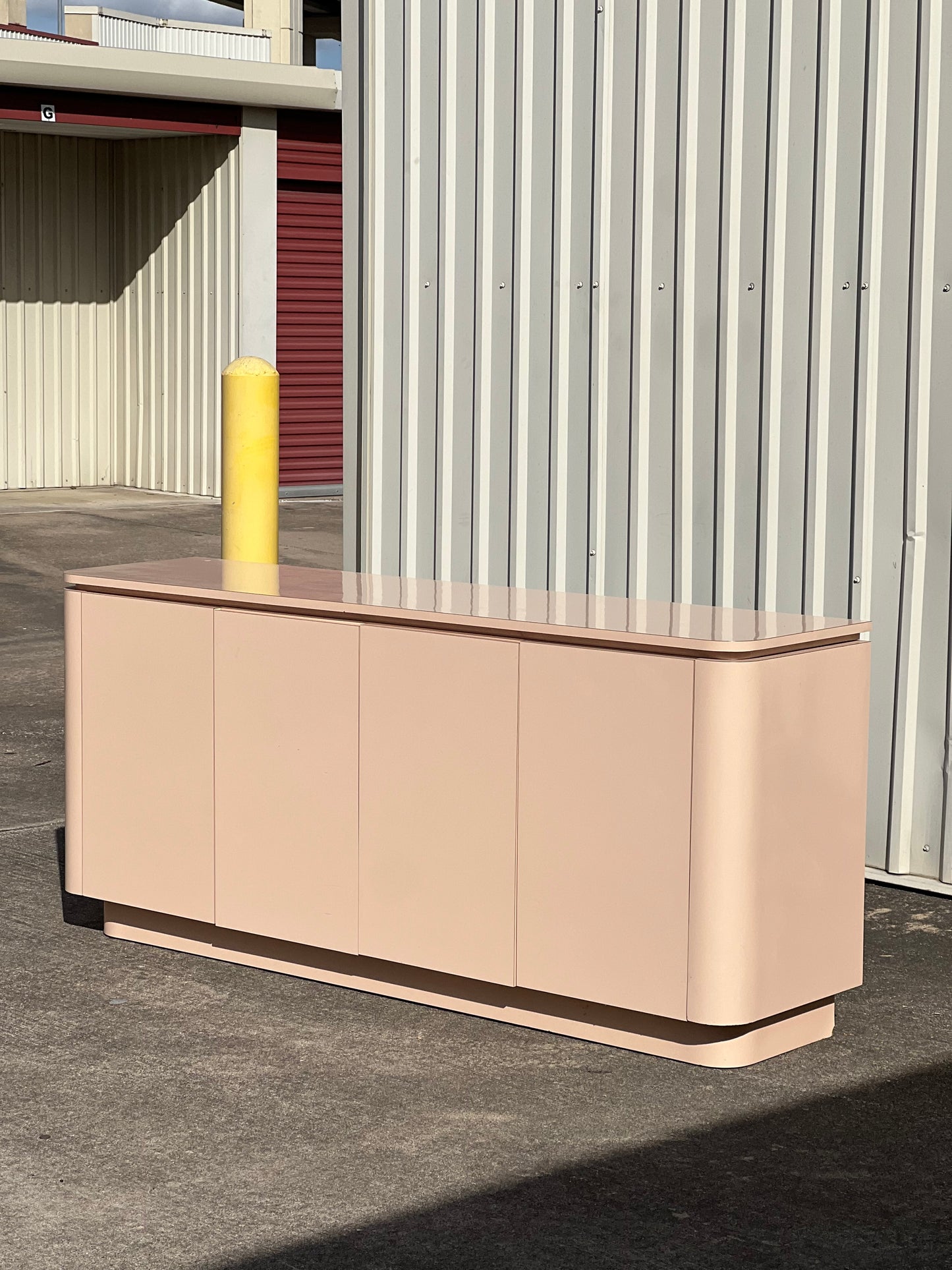 Vintage Blush Pink Console