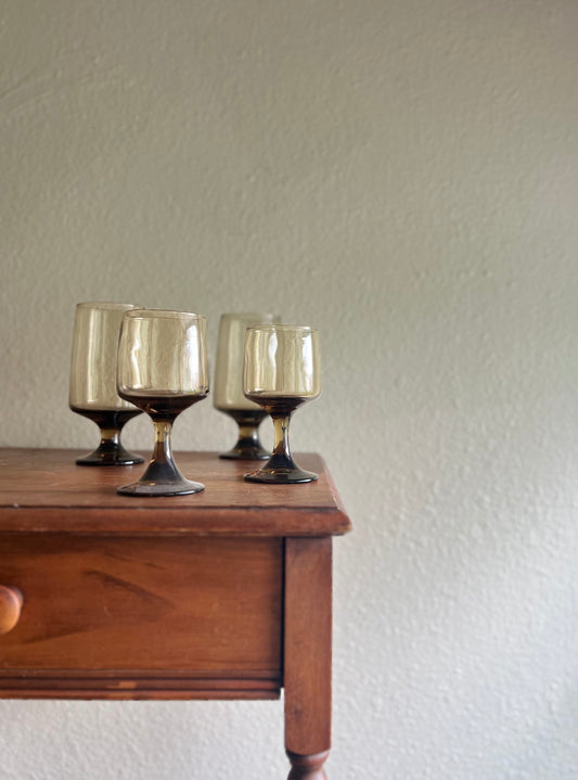 TAWNY GLASSES BY LIBBEY